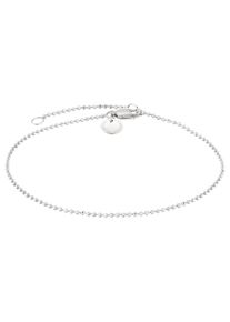 Armband Liebeskind Berlin "Schmuck Geschenk Gold 375 Armkette Gold Collection Kugelkette", wei&szlig; (wei&szlig;goldfarben), Armb&auml;nder, Damen, 18,5cm, Gelbgold 375, Armband