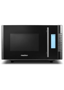 Medion Mikrowelle "MD 14482 mit Grillfunktion, Timerfunktion, 20 L Kapazit&auml;t", silber (silberfarben), B:46cm H:29cm T:34cm, Mikrowellen, 5 Leistungsstufen, 8 Automatikprogramme, Auftaufunktion, Mikrowelle