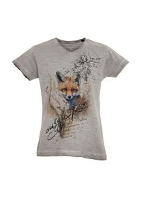 Kurzarmhemd HANGOWEAR "Kinder T-Shirt DICKY KIDS", Jungen, Gr. 98, EURO, grau, Obermaterial: 100% Baumwolle CO., Hemden Kurzarmhemd