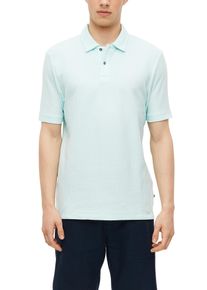Poloshirt s.Oliver, Herren, Gr. XL, light petrol, Piqu&eacute;, Obermaterial: 60% Baumwolle, 40% Polyester, unifarben, normal h&uuml;ftbedeckend, Rundhals, B&uuml;ndchen, Shirts Poloshirt, Sommer-Poloshirt / unifarben