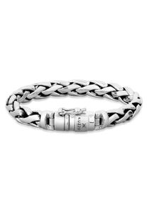 Armkette Kuzzoi "Armband Herren Gliederarmband Robust Rund 925 Silber" Gr. 230, silber, Armb&auml;nder, Herren, 230, Silber 925 (Sterlingsilber), Armkette