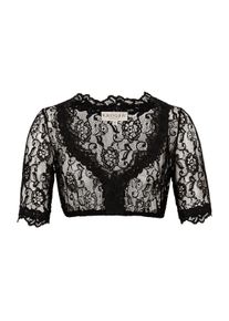 Kr&uuml;ger Dirndlbluse KR&Uuml;GER "Dirndlbluse 20140", Damen, Gr. 42, schwarz, Obermaterial: 90% Polyamid PA. 10% Elasthan EL., Blusen Dirndlbluse