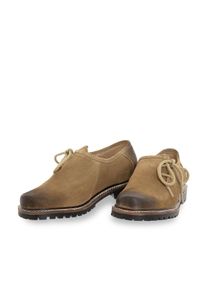Haferlschuh Almsach "Haferlschuh MICHI-VelourA4reh", Damen, Gr. 44, braun (hellbraun), Obermaterial: 100% Lederfaserstoff LEAFIBTEX., Schuhe Haferlschuh