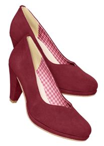 Pumps Hirschkogel "Pumps 3006828", Damen, Gr. 40, beige (taupe), Obermaterial: 100% Lederfaserstoff LEAFIBTEX., Schuhe Pumps