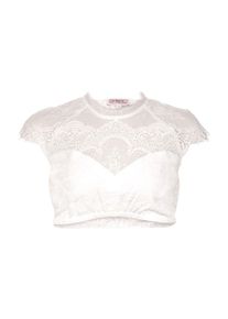 Body Marjo "Trachtenbody NORDIKA-DALI", Damen, Gr. 44, EURO, wei&szlig; (sanftes wei&szlig;), Obermaterial: 100% Nylon NY., Bodys Body