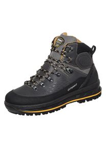 Wanderschuh Grisport "Schn&uuml;rstiefel", Herren, Gr. 46, schwarz (schwarz, grau), Obermaterial: 50% Rindsleder Leather cow. 50% Lammleder LEL., Schuhe Wanderschuh