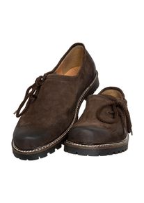 Haferlschuh Almsach "Haferlschuh MICHI-Velourespresso", Herren, Gr. 48, braun (dunkelbraun), Obermaterial: 100% Lederfaserstoff LEAFIBTEX., Schuhe Haferlschuh