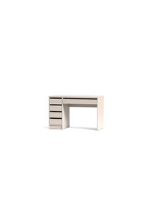 Livetastic Schreibtisch, Kaschmir, Holzwerkstoff, 5 Schublade(n) Schubladen, rechteckig, 55x77.6x120 cm, B&uuml;rom&ouml;bel, Schreibtische, Schreibtische