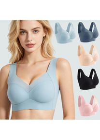 2026 New Women Lace Sport Bras Plus Size Seamless Bra Bralette Backless Lady Brassiere Vest Female Gathers Shock-Proof Wireless