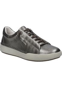 Sneaker Josef Seibel "Claire 24, platin", Damen, Gr. 41, grau (platin), Obermaterial: 100% Rindsleder Leather cow., Schuhe Sneaker