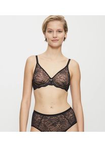 B&uuml;gel-BH Triumph "Amourette Charm", Damen, Gr. 90, Cup D, schwarz, Spitze, Obermaterial: 74% Polyamid, 26% Elasthan, BHs B&uuml;gel-BH, elegante Stretch-Spitze, weich, Cups leicht gef&uuml;ttert