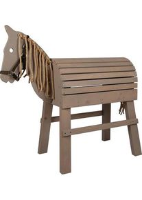 Small Foot cavallo di legno grigio | grigio