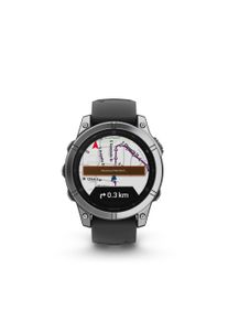 Smartwatch Garmin "Fenix E - 47mm", schwarz (schwarz, schwarz, silber), Smartwatches, 1,3 &Prime;, Smartwatch