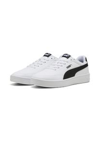 Sneaker Puma "COURT CLASSIC CLEAN", Herren, Gr. 45, Puma wei&szlig;, Puma schwarz, Schuhe Sneaker, mit SoftFoam+ Innensohle, mit Synthetik-Obermaterial, mit Schn&uuml;rung
