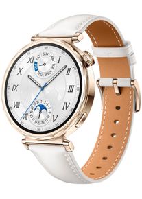Smartwatch Huawei "Watch GT5", rosa (wei&szlig;, wei&szlig;, gold), Smartwatches, 41, Smartwatch
