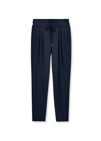 Madeleine Mode Jogger Pants MADELEINE "Hose Leichte Jogg-Pants mit Bundfalten", Damen, Gr. 38, N + K Gr, blau (marine), Obermaterial: 82% Polyamid PA. 18% Elasthan EL., Modern, Hosen Jogger Pants