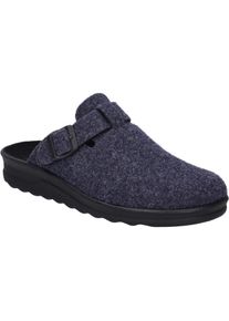 Hausschuh Josef Seibel "Metz 240, dunkelblau", Herren, Gr. 47, blau (dunkelblau), Obermaterial: 100% Textilmaterial TEXMAT., Schuhe Hausschuh