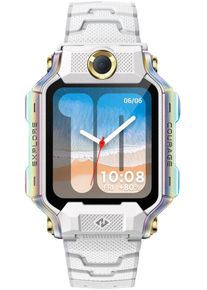 Smartwatch IMOO "Watch Phone X10 Kinder", wei&szlig;, wei&szlig;, Smartwatches, 40,6,mit eSIM, Dornschlie&szlig;e, Smartwatch