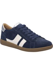 Sneaker Josef Seibel "Joleen 04, indigo-multi", Damen, Gr. 36, blau (indigo, multi), Obermaterial: 100% Rindsleder Leather cow., Schuhe Sneaker