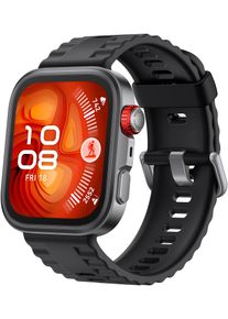 Smartwatch Huawei "WATCH FIT 4 Pro", schwarz (schwarz, schwarz), Smartwatches, 1,82 &Prime;, Smartwatch, Outdoor-Sport, Saphirglas und Titan, bis zu 10 Tage Akkulaufzeit