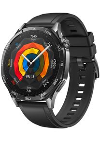 Smartwatch Huawei "Watch GT5", schwarz (schwarz, schwarz, dunkelgrau), Smartwatches, 46, Smartwatch