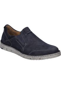 Slipper Josef Seibel "Ruben 03, ocean", Herren, Gr. 47, blau (ocean), Obermaterial: 100% Rindsleder Leather cow., Schuhe Slipper