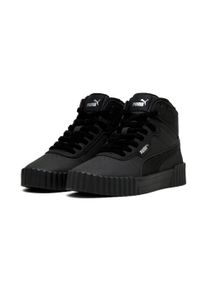 Sneaker Puma "CARINA 30 MID WTR", Damen, Gr. 42, schwarz (Puma schwarz, Puma silber), Synthetik, unifarben, Schuhe Sneaker, f&uuml;r sportliche Looks im Alltag, atmungsaktives Textil-Innenmaterial