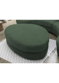 Polsterhocker Home Affaire "Lazio modern und bequem, tolle Detailverarbeitung", gr&uuml;n (moosgr&uuml;n), B:150cm H:38cm T:96cm, 93% Polyester, 7% Polyamid, Hocker, Polsterhocker
