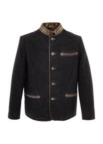MADDOX COUNTRY Jeansjacke COUNTRY MADDOX "Jacke MANNI", Herren, Gr. 54, grau, Obermaterial: 80% Wolle WO. 20% Lederfaserstoff LEAFIBTEX., Jacken Jeansjacke