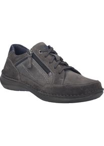 Schn&uuml;rschuh Josef Seibel "New Anvers 11, granit-kombi", Herren, Gr. 44, grau (granit, kombi), Obermaterial: 100% Rindsleder Leather cow., Schuhe Schn&uuml;rschuh