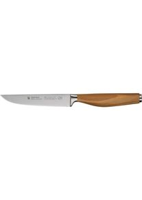 Zubereitungsmesser WMF "Grand Wood", braun (edelstahl, braun), Klingenl&auml;nge 12cm, Spezialklingenstahl, Kochmesser, Zubereitungsmesser, 12 cm, Olivenholzgriff, handgeschmiedeter Spezialklingenstahl