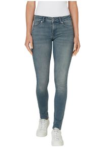 Skinny-fit-Jeans Pepe Jeans "SKINNY JEANS LW", Damen, Gr. 32, L&auml;nge 30, blau (blau grau used), Denim/Jeans, Obermaterial: 93% Baumwolle, 5% Polyester, 2% Elasthan, skinny fit lang, Jeans Skinny-fit-Jeans, Low Waist