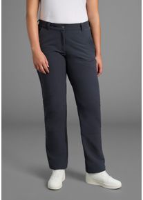 Outdoorhose Maier Sports "DA-HOSE EL. HELGA", Damen, Gr. 56, N-Gr, grau (graphite), Obermaterial: 91% Polyester, 9% Elasthan, Hosen Outdoorhose