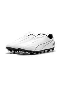 Fu&szlig;ballschuh Puma "CLASSICO FG", Herren, Gr. 47, Puma wei&szlig;, Puma schwarz, Synthetik, Schuhe Fu&szlig;ballschuh, f&uuml;r Rasenpl&auml;tze, mit Schn&uuml;rung, aus Synthetik