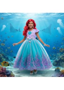 Princess Costume for Girls Little Mermaid Costume Ariel Dress Princess Princess Ariel Dress Birthday Anime Costume Xmas Gift