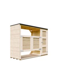M&Uuml;LLTONNENBOX 2er 240L, M981A, aus wetterfestem LP Smartside Holz