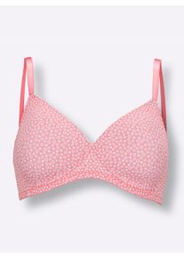 w&auml;schepur Damen Schalen-BH ohne B&uuml;gel mit nahtlos geformten Cups in flamingo-wei&szlig; ,Gr&ouml;&szlig;e 75A, Witt, 82% Polyamid, 18% Elasthan