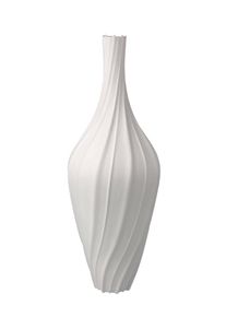 Dekovase Goebel "Kaiser Porzellan - Bahar", wei&szlig; (biskuit wei&szlig;), B:11cm H:31cm T:11cm, Biskuitporzellan, Vasen, Dekovase, 31 cm