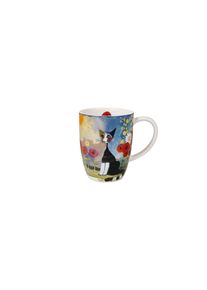 Tasse Goebel "Rosina Wachtmeister - Luce Solare", bunt, B:9cm H:11cm, Fine China-Porzellan, Trinkgef&auml;&szlig;e, Tasse, F&uuml;llmenge 0,4l