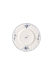 Villeroy & Boch Brotteller VILLEROY & BOCH "Brotteller Vieux Luxembourg &oslash; 15,5 cm wei&szlig;-blau", bunt (wei&szlig;, blau), Speiseteller, Brotteller
