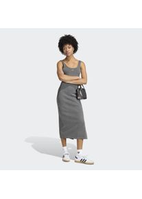 Shirtkleid adidas originals "ESS RIB DRESS", Damen, Gr. XXL, N-Gr, schwarz, Obermaterial: 95% Baumwolle, 5% Elasthan, Kleider Shirtkleid, ohne Verschluss, aus Baumwolle