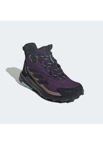 Wanderschuh adidas terrex "ANYLANDER MID RAIN.RDY", Damen, Gr. 41, aurora plum, core schwarz, trace braun, Textil, Schuhe Wanderschuh, wasserdicht