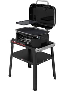 Elektrogrill Weber "LUMIN", schwarz, B:71,5cm H:99cm T:55cm, Kontaktgrill_Standgrill_Tischgrill_Teppanyakigrill, Elektrogrill, mit Stand