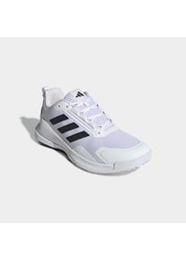 Hallenschuh adidas Performance "NOVAFLIGHT 2 INDOOR", Herren, Gr. 48, schwarz-wei&szlig; (cloud wei&szlig;, core schwarz, ftwr wei&szlig;), Synthetik, Textil, Schuhe Hallenschuh