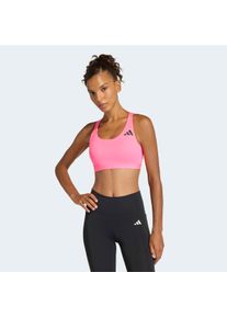 Sport-BH adidas Performance "OPT ESS MS BRA", Damen, Gr. XL, N-Gr, lucid pink, Obermaterial: 85% Polyester, 15% Elasthan, BHs Sport-BH, ohne B&uuml;gel, mit Climacool Technologie, aus Polyester