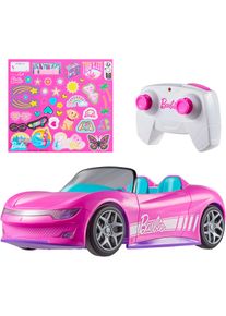 Hotwheels RC-Auto HOT WHEELS "Hot Wheels Barbie Cabrio RC", rosa, Fernlenkfahrzeuge, Kinder, Kunststoff, RC-Auto