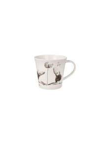 Tasse Goebel "Peter Schnellhardt - Sommerspaziergang", bunt, B:10,5cm H:9,5cm, Fine China-Porzellan, Trinkgef&auml;&szlig;e, Tasse, F&uuml;llmenge 0,35l