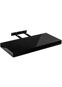 stilista Fali polc Volato 40 cm fekete f&eacute;nyes