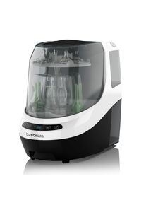 Baby Brezza Dampfsterilisator, Schwarz, Wei&szlig;, Kunststoff, 24x38.7x46 cm, BPA-frei, CE, automatische Abschaltfunktion, f&uuml;r breit- und schmalhalsige Flaschen geeignet, Ventilationssystem, F&uuml;ttern, Babykostw&auml;rmer & Sterilisatoren
