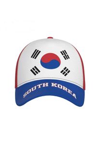 South Korea Letter National Flag Baseball Cap Adjustable Lightweight Snapback Outdoor Casual Football Sports Fan Sun Hat